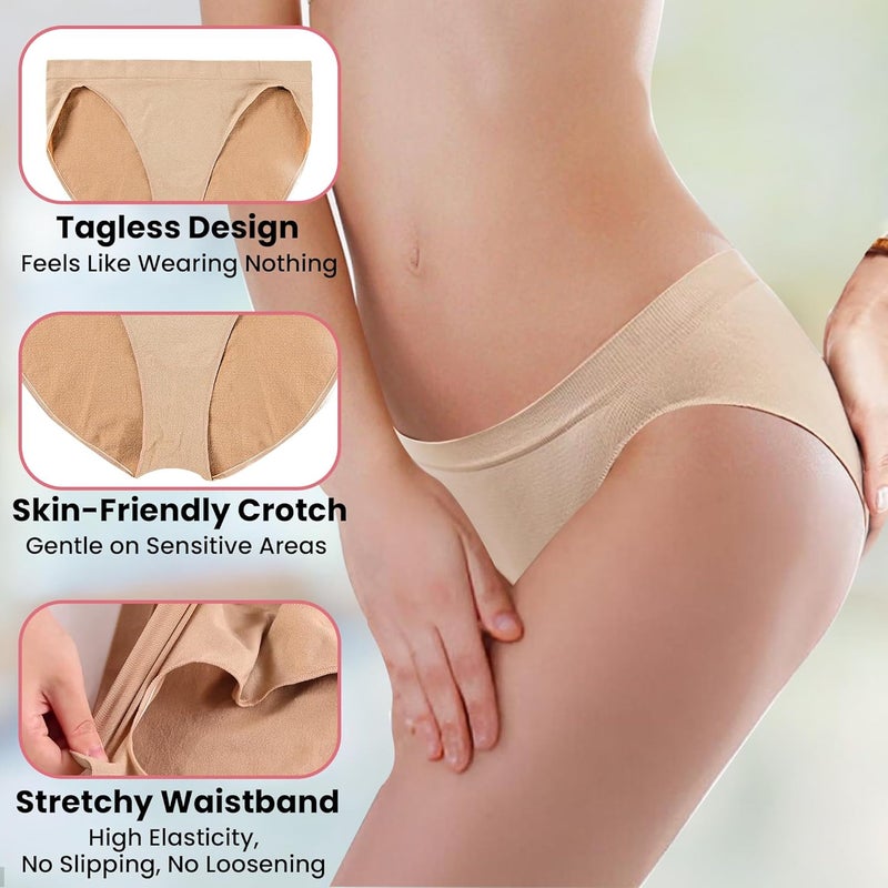 Zenmarkt Dance Briefs for Girls and Women - Mid-Waist Ballet Underwear - Seamless Performance Briefs for Youth and Adults - Image 5